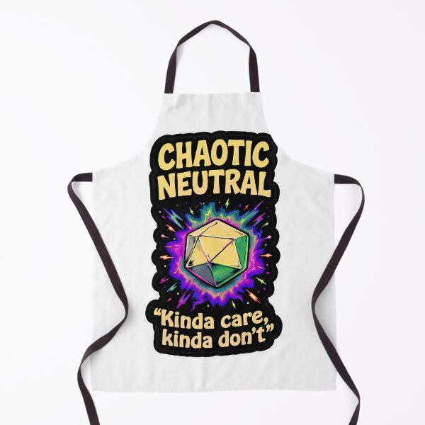 Item preview, Chaotic Neutral – Kinda Care, Kinda Don’t. Colorful D20 RPG Design designed and sold by RpgTools.