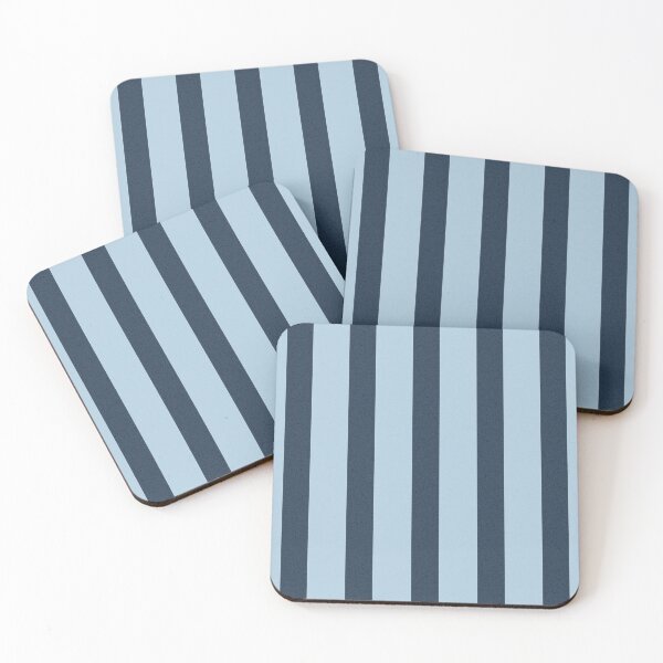 Item preview, Soft Blue Vertical Stripes designed and sold by zamzan.