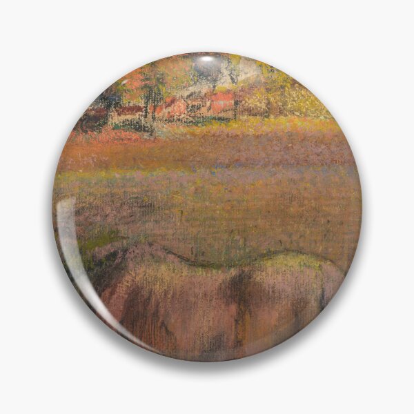 Item preview, Cheval Au Bord De La Mare by Edgar Degas: Impressionist Pastel Landscape Poster designed and sold by artofuniverse.