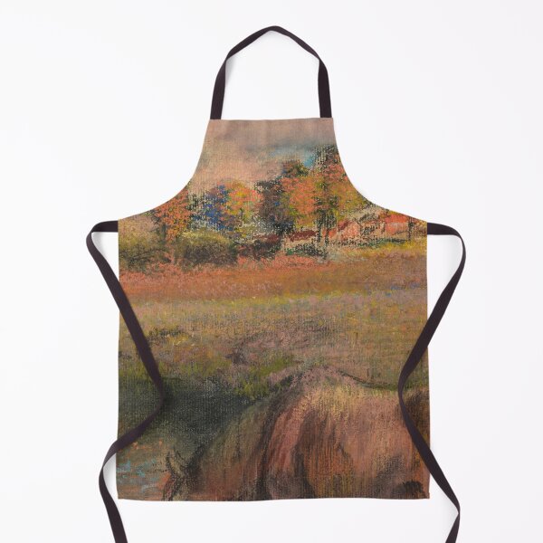 Item preview, Cheval Au Bord De La Mare by Edgar Degas: Impressionist Pastel Landscape Poster designed and sold by artofuniverse.