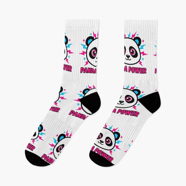 Item preview, Panda Power Vibrant Electric Character Design designed and sold by MinimalistMint.