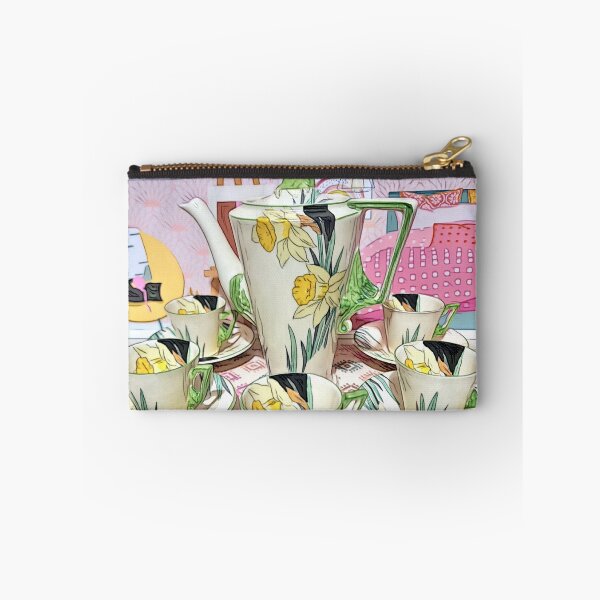 Item preview, Art Deco Daffodil Zenith Coffee Cans Pot designed and sold by Duncan-Mac.