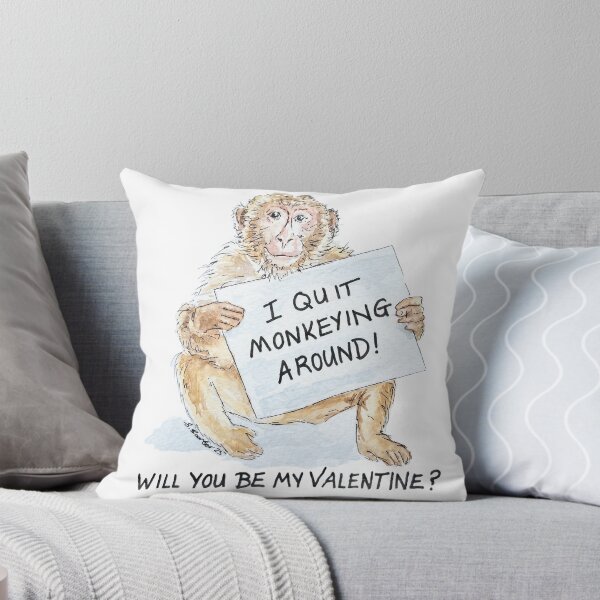 Item preview, Monkeying around - Will you be my valentine? designed and sold by B-ARTIZAN.