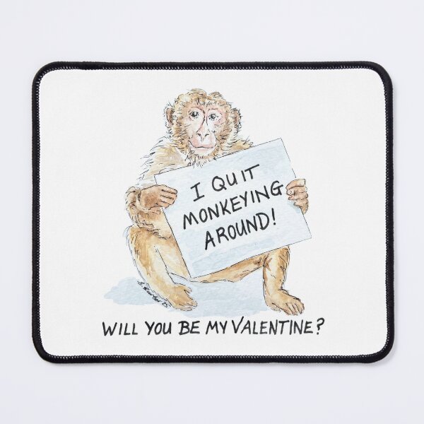 Item preview, Monkeying around - Will you be my valentine? designed and sold by B-ARTIZAN.