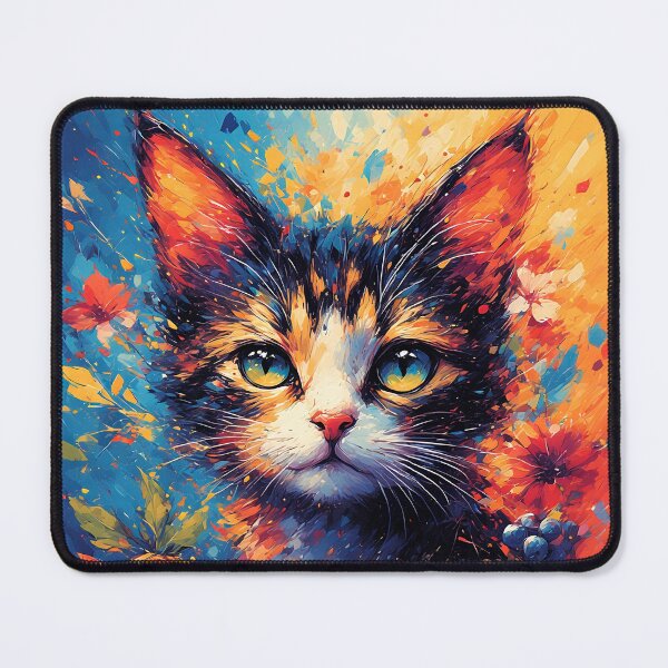 Item preview, Cat Artistic Painting E1D0036 designed and sold by Ekeinekeke.