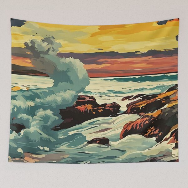 Item preview, West Point Crashing Waves designed and sold by tomorrowsart.