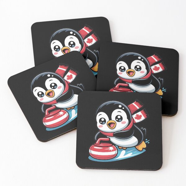 Item preview, Canadian Curling Penguin designed and sold by 404wearpl.
