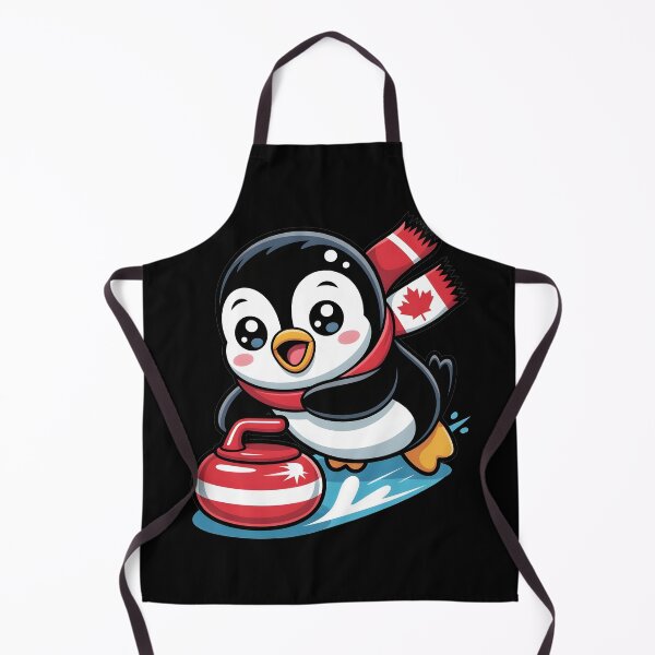 Item preview, Canadian Curling Penguin designed and sold by 404wearpl.