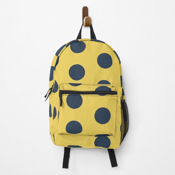 Item preview, Navy Polka Dots on Yellow designed and sold by zamzan.