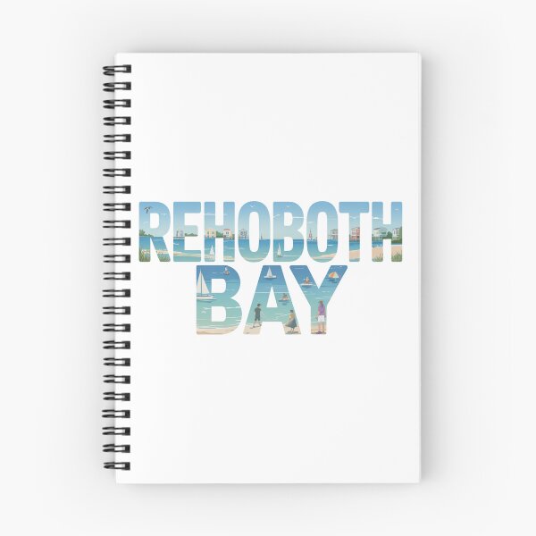 Item preview, Rehoboth Bay - Colorful Coastal Letters - Beach Town - Delaware Travel Art designed and sold by CircinusStore.