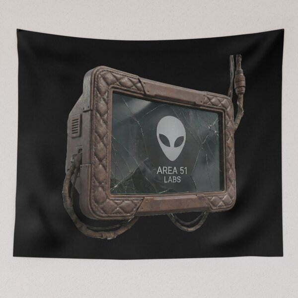 Item preview, Area 51 Labs: TACTICAL RETRO TV - Vintage White Edition (Classified Archive) designed and sold by AREA51.LABS.