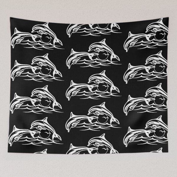 Item preview, White dolphins designed and sold by Lagueny.