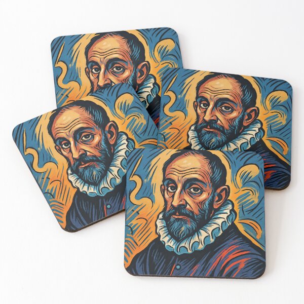 Item preview, El Greco, portrait | Comics stylCartoone -  designed and sold by ComicsFactory.