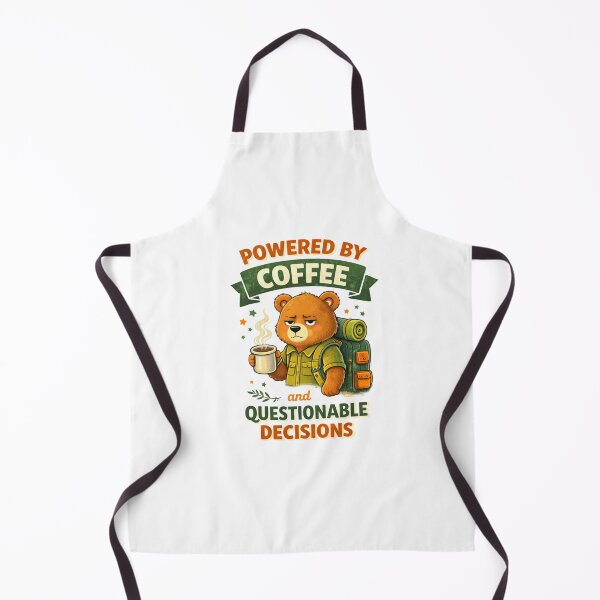 Item preview, Powered by Coffee and Questionable Decisions designed and sold by PossumsWorkshop.