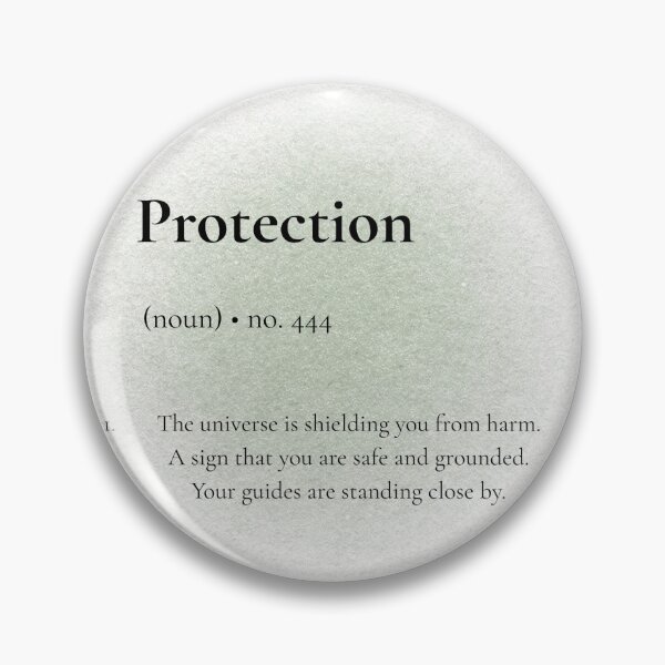 Item preview, Protection Definition - Angel Number 444 Aura Gradient Art designed and sold by Frame of Mind .