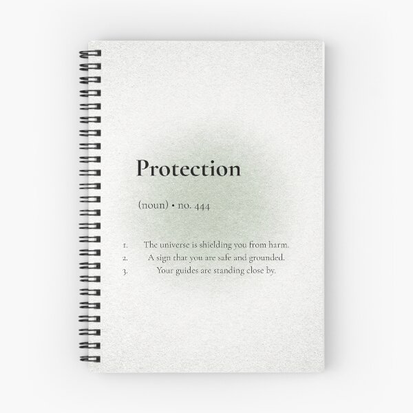 Item preview, Protection Definition - Angel Number 444 Aura Gradient Art designed and sold by Frame of Mind .