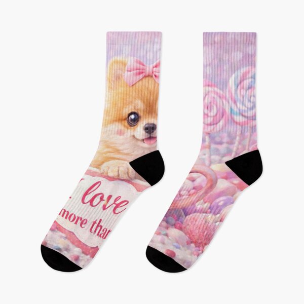 Item preview, Pomeranian Puppy Loves Snacks designed and sold by GivingJoy.