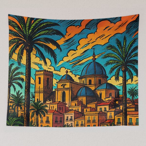 Item preview, Elche, city | Comics stylCartoone -  designed and sold by ComicsFactory.