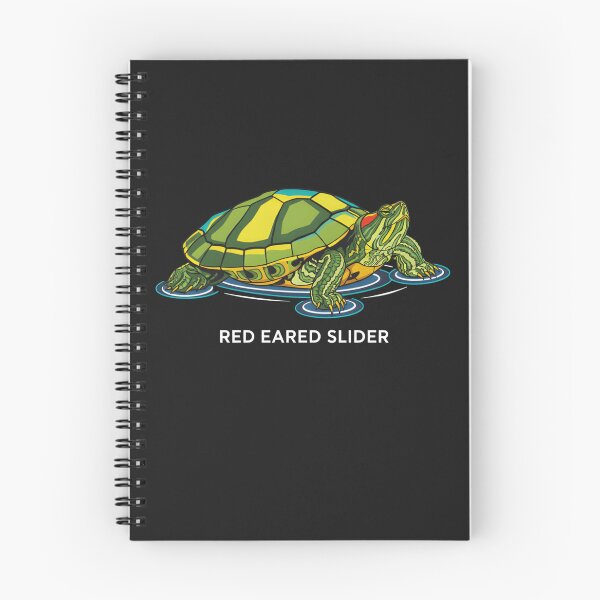 Item preview, Red Eared Slider Turtle Graphic - Vibrant Nature Illustration Pond Life designed and sold by ZyxDes.