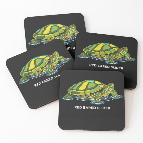 Item preview, Red Eared Slider Turtle Graphic - Vibrant Nature Illustration Pond Life designed and sold by ZyxDes.