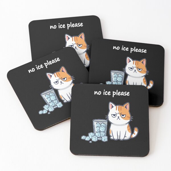 Item preview, No Ice Please Funny Cat Meme Men Women designed and sold by FreeArt2.