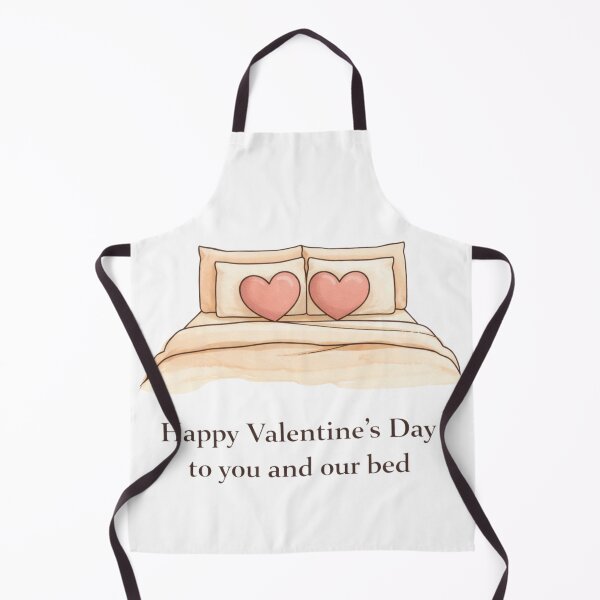 Item preview, Happy Valentine’s Day to You and Our Bed – Cozy Couple Humor designed and sold by TTStudio.