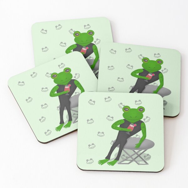 Item preview, Frog with strawberry drink designed and sold by Daniel Vasco.