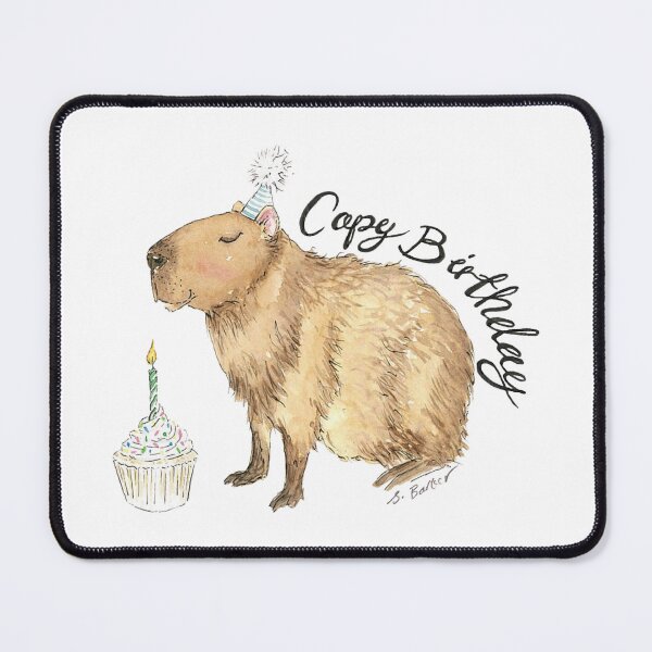 Item preview, Capy Birthday - Happy birthday - Capybara designed and sold by B-ARTIZAN.