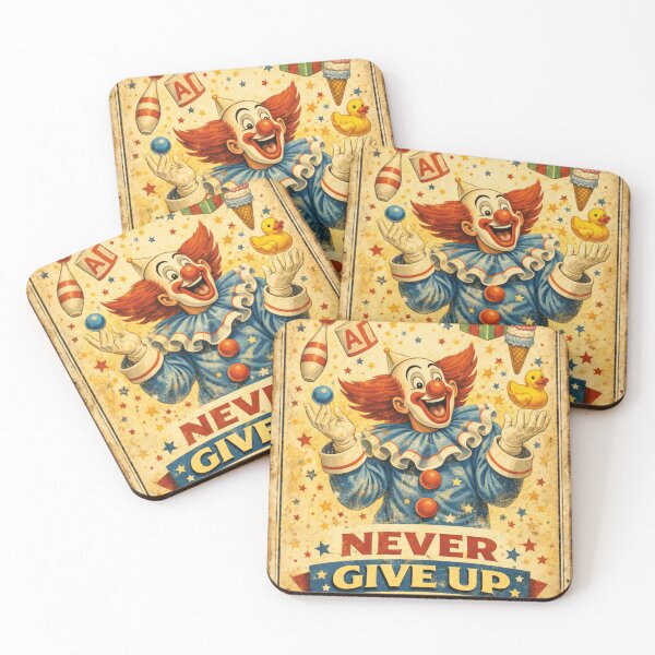 Item preview, Bozo the Clown – Motivating Vintage Circus Design designed and sold by Mauswohn.