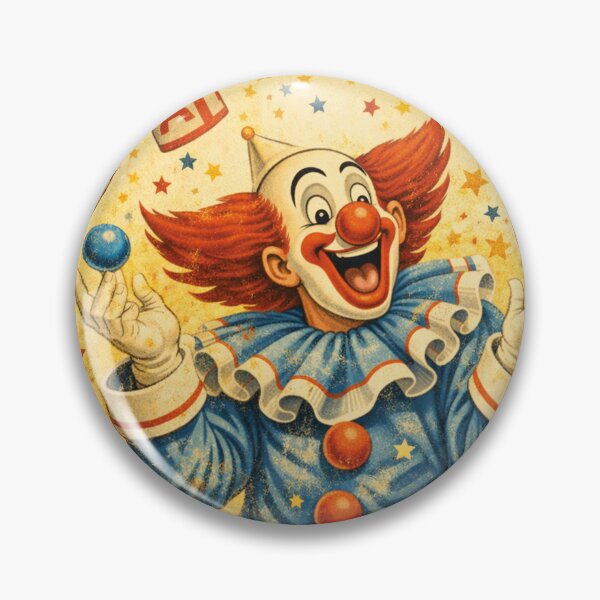 Item preview, Bozo the Clown – Motivating Vintage Circus Design designed and sold by Mauswohn.