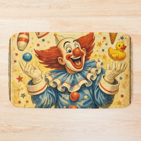 Item preview, Bozo the Clown – Motivating Vintage Circus Design designed and sold by Mauswohn.