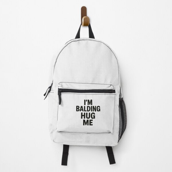 Item preview, I’m Balding Hug Me – Funny Vulnerable Statement Design designed and sold by Timeless Junction.