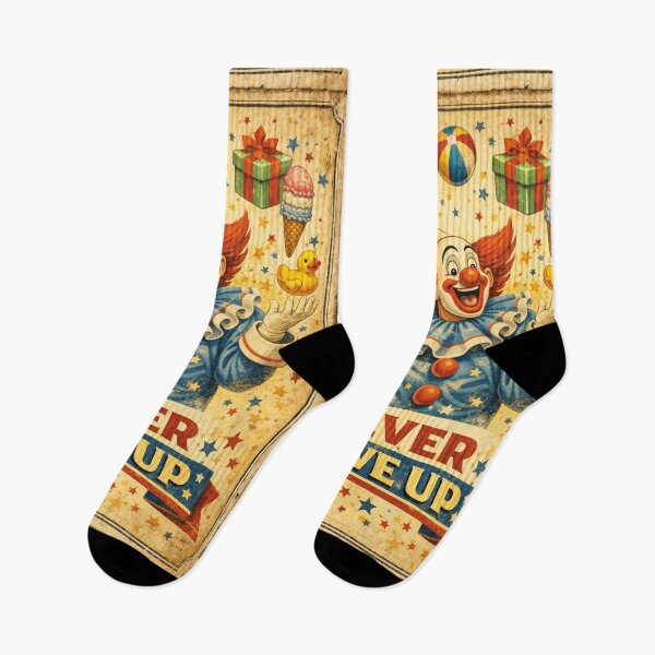 Item preview, Bozo the Clown – Motivating Vintage Circus Design designed and sold by Mauswohn.
