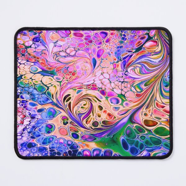 Item preview, FluidArt pink marbled neon designed and sold by NightRaida.