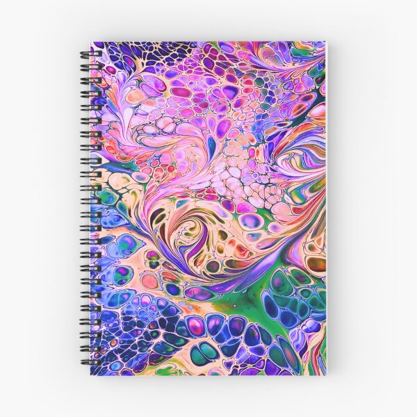 Item preview, FluidArt pink marbled neon designed and sold by NightRaida.