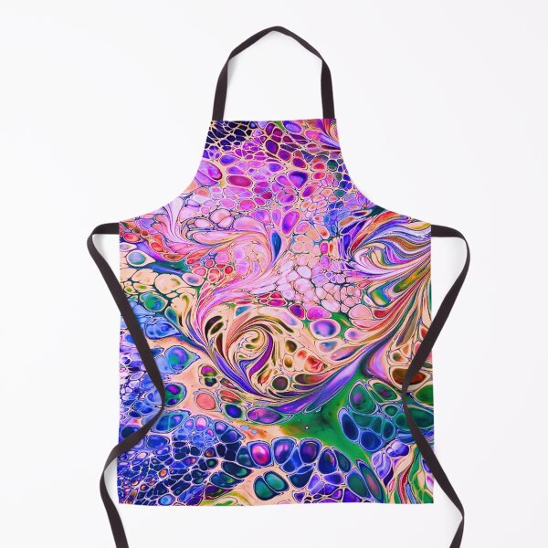 Item preview, FluidArt pink marbled neon designed and sold by NightRaida.