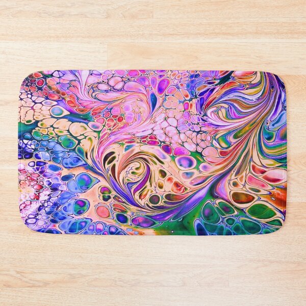 Item preview, FluidArt pink marbled neon designed and sold by NightRaida.