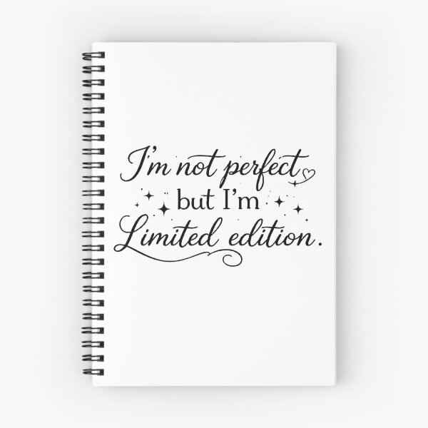 Item preview, I'm not perfect but I'm limited edition designed and sold by JudithStepanow.
