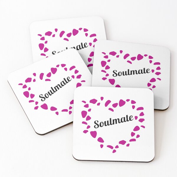 Item preview, Soulmate embedded inside purple heart designed and sold by Amylilylove.