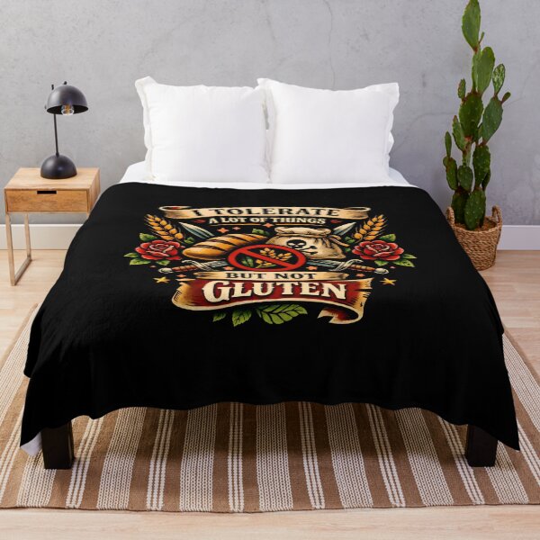 Item preview, I Tolerate A Lot Of Things But Not Gluten Celiac Disease Awareness designed and sold by DemureArtsy.