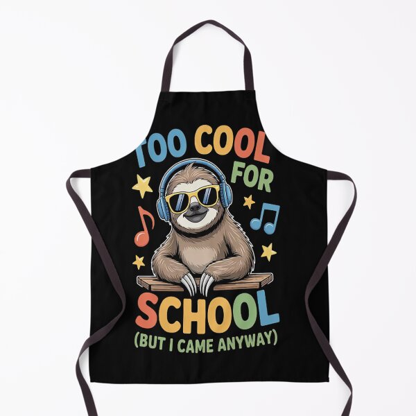 Item preview, Too Cool for School Sloth Student Quote back to school designed and sold by SignaturalGen.