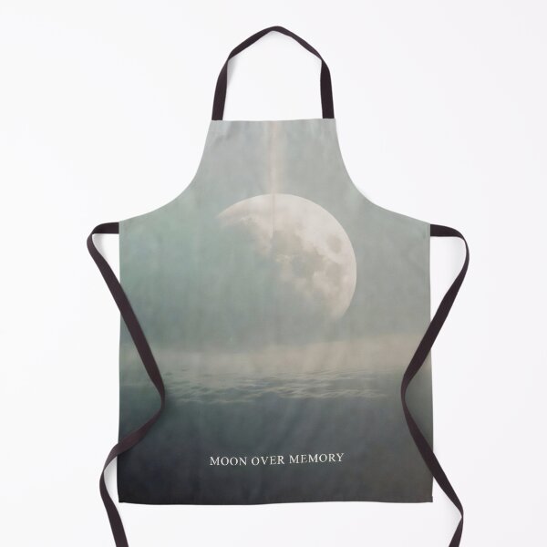 Item preview, Moon Over Memory Ethereal Lunar Landscape Mystical Art designed and sold by SplashTastic.