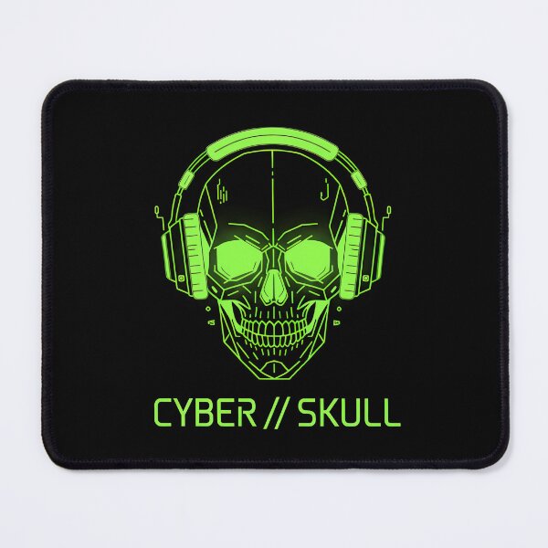 Item preview, Cybernetic Skull - Neon Acid Green Techwear designed and sold by SICreativeSto.