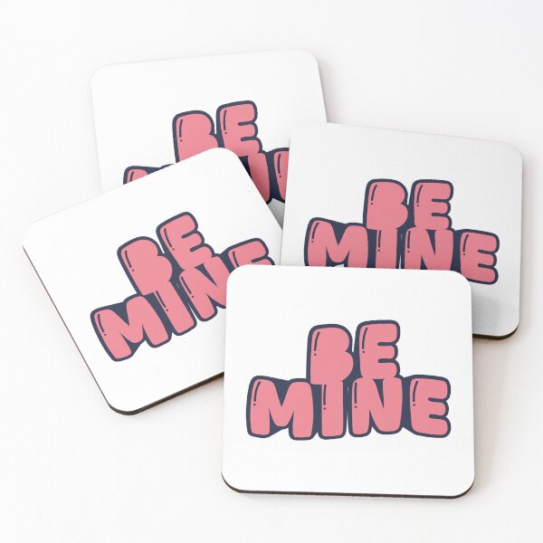Item preview, Be Mine Cute Bubble Typography Design designed and sold by PatiMood.