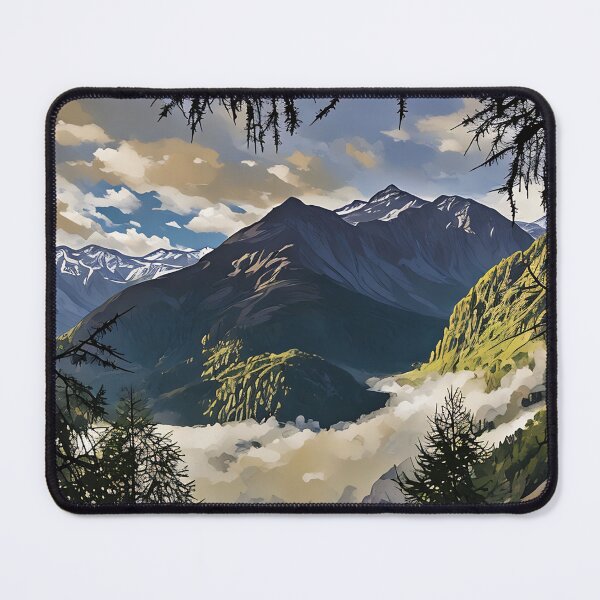Item preview, Mountain View in Summer designed and sold by tomorrowsart.