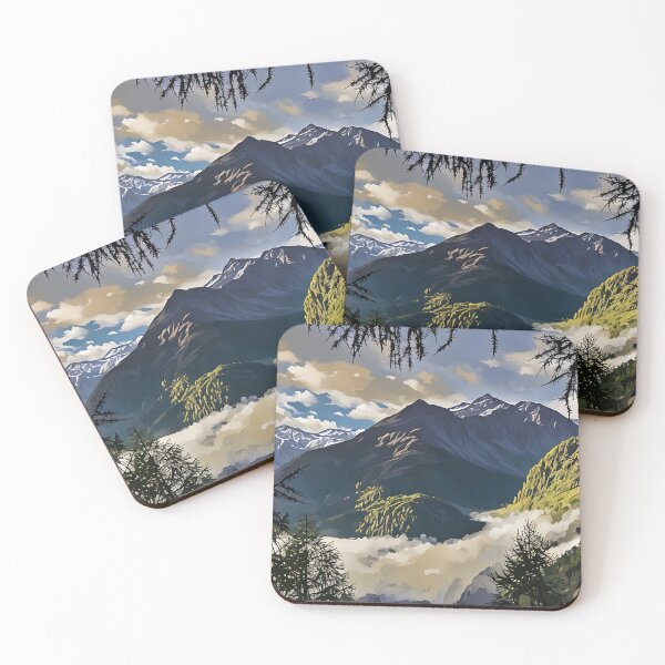 Item preview, Mountain View in Summer designed and sold by tomorrowsart.