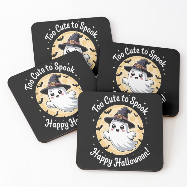 Item preview, Too Cute To Spook Happy Halloween Ghost designed and sold by SignaturalGen.