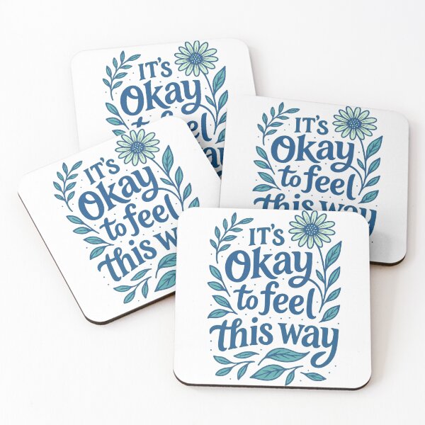 Item preview, Its Okay To Feel This Way Blue  designed and sold by shockart-pl.
