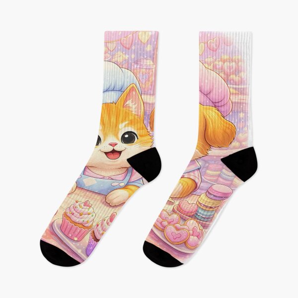 Item preview, Sweet Bakery Besties – Cute Kitten & Puppy Baking Cupcakes and Donuts | Kawaii Furfolkz Dessert Art designed and sold by Furfolkz.