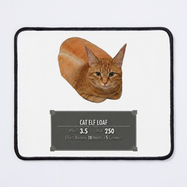 Item preview, Cat Elf Loaf RPG Item Stats Funny designed and sold by Astraskal.